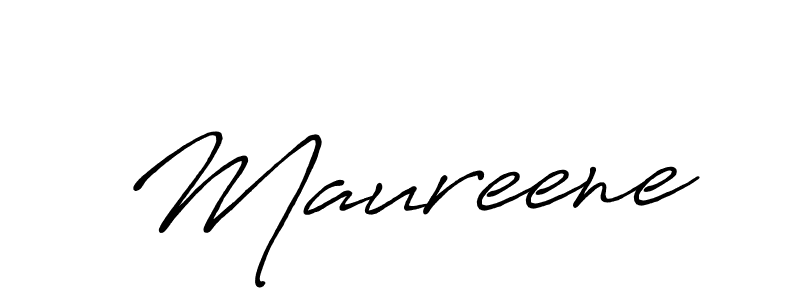 It looks lik you need a new signature style for name Maureene. Design unique handwritten (Antro_Vectra_Bolder) signature with our free signature maker in just a few clicks. Maureene signature style 7 images and pictures png