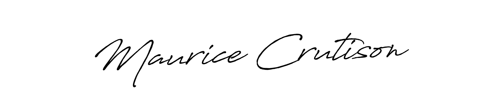 Best and Professional Signature Style for Maurice Crutison. Antro_Vectra_Bolder Best Signature Style Collection. Maurice Crutison signature style 7 images and pictures png