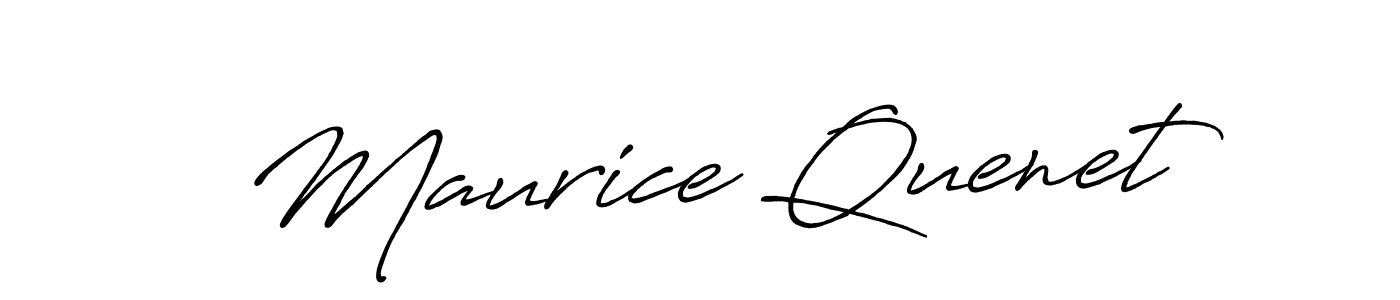The best way (Antro_Vectra_Bolder) to make a short signature is to pick only two or three words in your name. The name Maurice Quenet include a total of six letters. For converting this name. Maurice Quenet signature style 7 images and pictures png