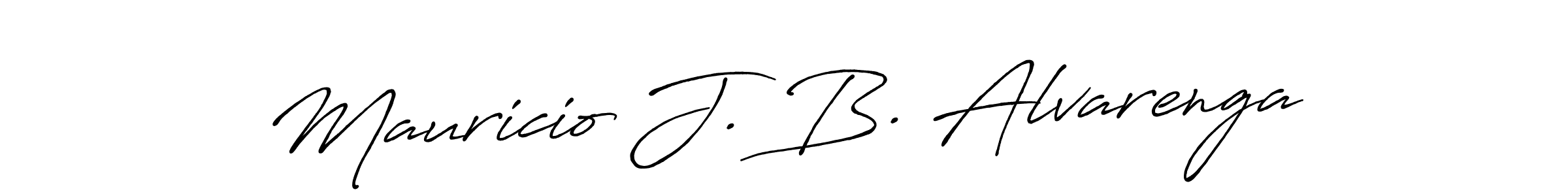 Once you've used our free online signature maker to create your best signature Antro_Vectra_Bolder style, it's time to enjoy all of the benefits that Mauricio J. B. Alvarenga name signing documents. Mauricio J. B. Alvarenga signature style 7 images and pictures png