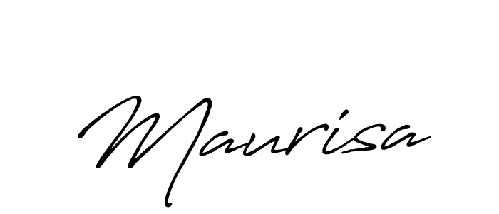 if you are searching for the best signature style for your name Maurisa. so please give up your signature search. here we have designed multiple signature styles  using Antro_Vectra_Bolder. Maurisa signature style 7 images and pictures png