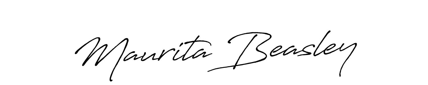 Also we have Maurita Beasley name is the best signature style. Create professional handwritten signature collection using Antro_Vectra_Bolder autograph style. Maurita Beasley signature style 7 images and pictures png