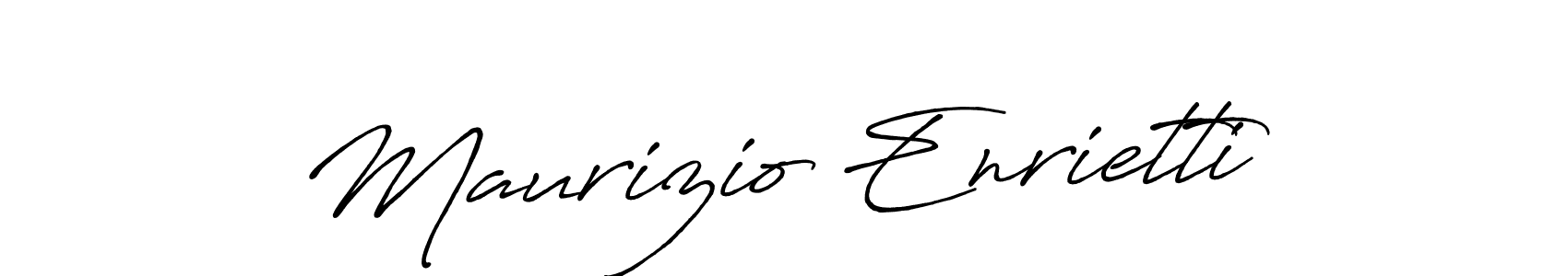 How to make Maurizio Enrietti signature? Antro_Vectra_Bolder is a professional autograph style. Create handwritten signature for Maurizio Enrietti name. Maurizio Enrietti signature style 7 images and pictures png