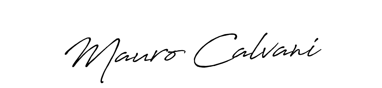 It looks lik you need a new signature style for name Mauro Calvani. Design unique handwritten (Antro_Vectra_Bolder) signature with our free signature maker in just a few clicks. Mauro Calvani signature style 7 images and pictures png