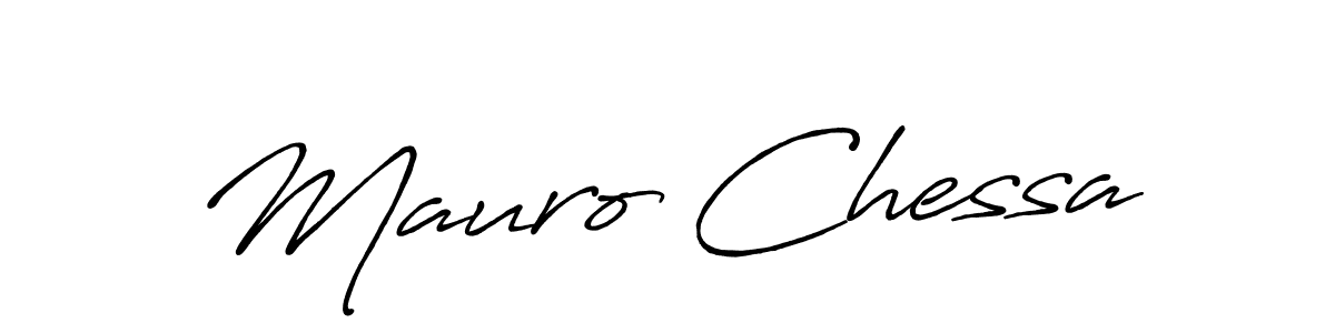 Design your own signature with our free online signature maker. With this signature software, you can create a handwritten (Antro_Vectra_Bolder) signature for name Mauro Chessa. Mauro Chessa signature style 7 images and pictures png