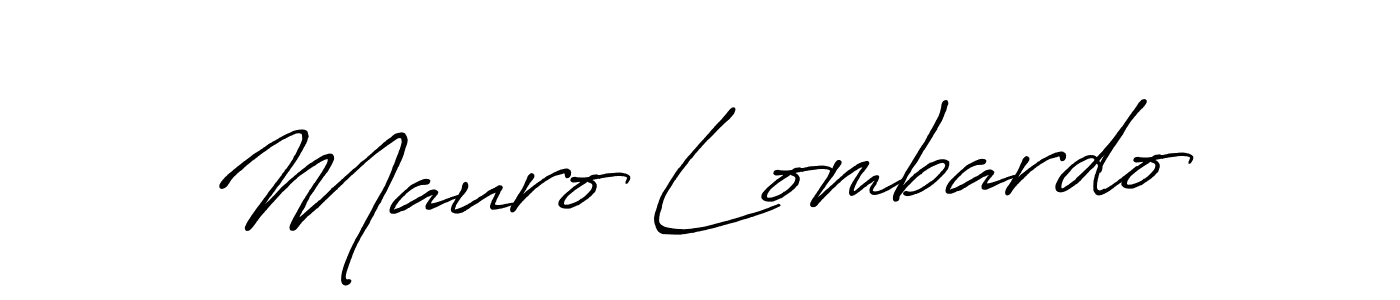 Also You can easily find your signature by using the search form. We will create Mauro Lombardo name handwritten signature images for you free of cost using Antro_Vectra_Bolder sign style. Mauro Lombardo signature style 7 images and pictures png