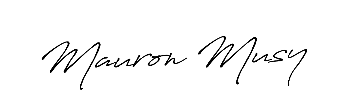 Use a signature maker to create a handwritten signature online. With this signature software, you can design (Antro_Vectra_Bolder) your own signature for name Mauron Musy. Mauron Musy signature style 7 images and pictures png