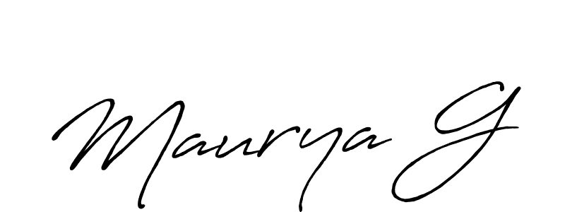 Similarly Antro_Vectra_Bolder is the best handwritten signature design. Signature creator online .You can use it as an online autograph creator for name Maurya G. Maurya G signature style 7 images and pictures png