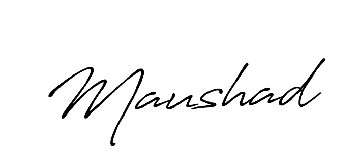 You should practise on your own different ways (Antro_Vectra_Bolder) to write your name (Maushad) in signature. don't let someone else do it for you. Maushad signature style 7 images and pictures png