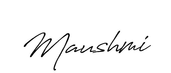 It looks lik you need a new signature style for name Maushmi. Design unique handwritten (Antro_Vectra_Bolder) signature with our free signature maker in just a few clicks. Maushmi signature style 7 images and pictures png