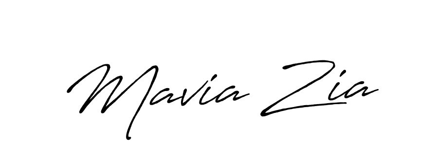 Mavia Zia stylish signature style. Best Handwritten Sign (Antro_Vectra_Bolder) for my name. Handwritten Signature Collection Ideas for my name Mavia Zia. Mavia Zia signature style 7 images and pictures png