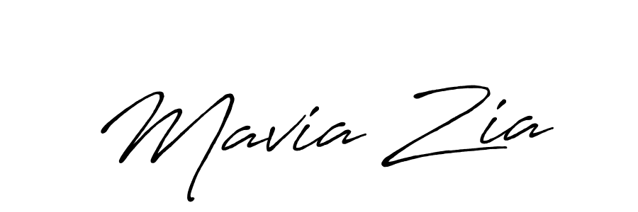 Mavia Zia stylish signature style. Best Handwritten Sign (Antro_Vectra_Bolder) for my name. Handwritten Signature Collection Ideas for my name Mavia Zia. Mavia Zia signature style 7 images and pictures png