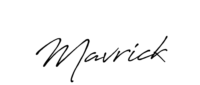 How to make Mavrick signature? Antro_Vectra_Bolder is a professional autograph style. Create handwritten signature for Mavrick name. Mavrick signature style 7 images and pictures png