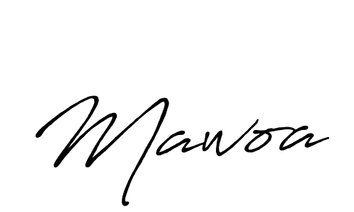 Create a beautiful signature design for name Mawoa. With this signature (Antro_Vectra_Bolder) fonts, you can make a handwritten signature for free. Mawoa signature style 7 images and pictures png