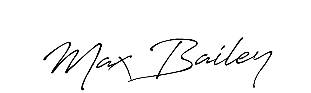 Make a beautiful signature design for name Max Bailey. With this signature (Antro_Vectra_Bolder) style, you can create a handwritten signature for free. Max Bailey signature style 7 images and pictures png
