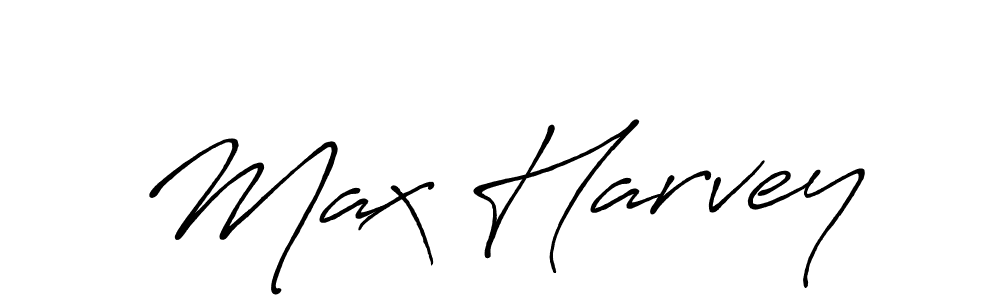 Create a beautiful signature design for name Max Harvey. With this signature (Antro_Vectra_Bolder) fonts, you can make a handwritten signature for free. Max Harvey signature style 7 images and pictures png