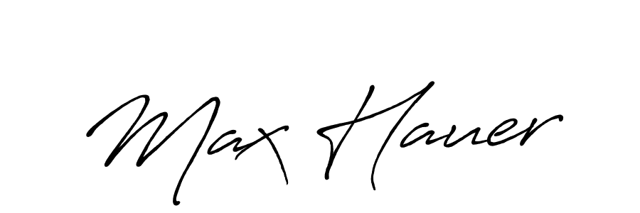 Make a beautiful signature design for name Max Hauer. With this signature (Antro_Vectra_Bolder) style, you can create a handwritten signature for free. Max Hauer signature style 7 images and pictures png