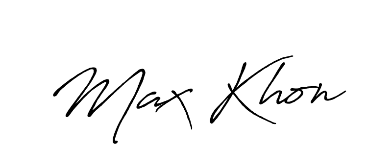 See photos of Max Khon official signature by Spectra . Check more albums & portfolios. Read reviews & check more about Antro_Vectra_Bolder font. Max Khon signature style 7 images and pictures png