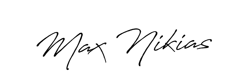 How to make Max Nikias signature? Antro_Vectra_Bolder is a professional autograph style. Create handwritten signature for Max Nikias name. Max Nikias signature style 7 images and pictures png