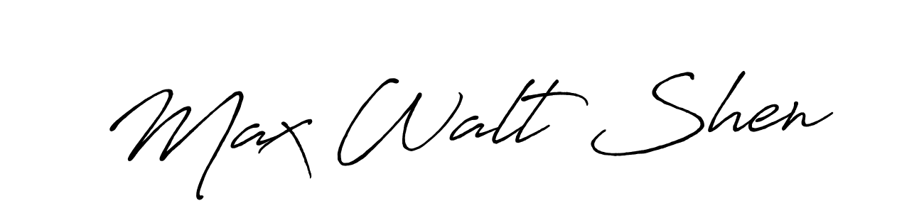if you are searching for the best signature style for your name Max Walt Shen. so please give up your signature search. here we have designed multiple signature styles  using Antro_Vectra_Bolder. Max Walt Shen signature style 7 images and pictures png