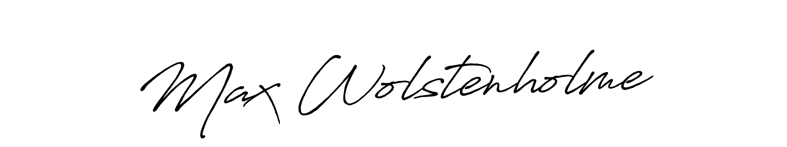 Make a beautiful signature design for name Max Wolstenholme. Use this online signature maker to create a handwritten signature for free. Max Wolstenholme signature style 7 images and pictures png