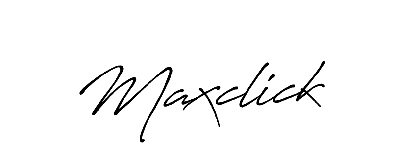 How to make Maxclick signature? Antro_Vectra_Bolder is a professional autograph style. Create handwritten signature for Maxclick name. Maxclick signature style 7 images and pictures png