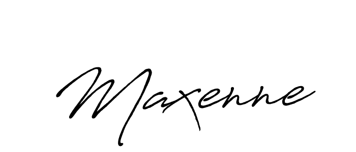 How to make Maxenne signature? Antro_Vectra_Bolder is a professional autograph style. Create handwritten signature for Maxenne name. Maxenne signature style 7 images and pictures png