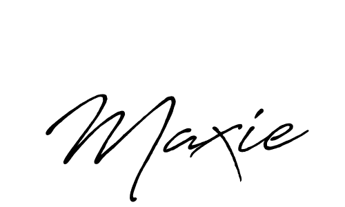 Use a signature maker to create a handwritten signature online. With this signature software, you can design (Antro_Vectra_Bolder) your own signature for name Maxie. Maxie signature style 7 images and pictures png