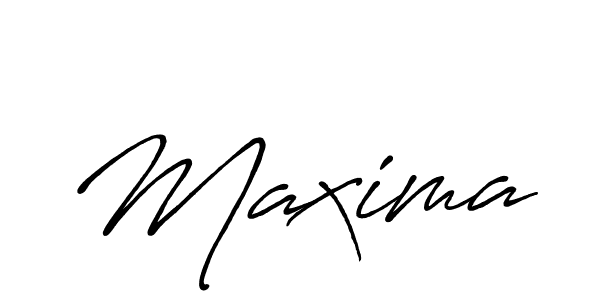 Make a beautiful signature design for name Maxima. With this signature (Antro_Vectra_Bolder) style, you can create a handwritten signature for free. Maxima signature style 7 images and pictures png