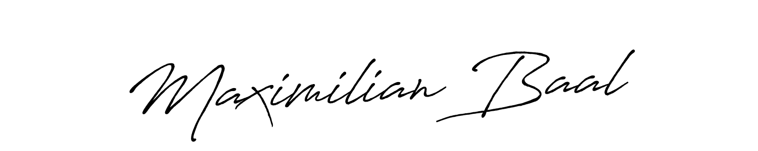 Create a beautiful signature design for name Maximilian Baal. With this signature (Antro_Vectra_Bolder) fonts, you can make a handwritten signature for free. Maximilian Baal signature style 7 images and pictures png