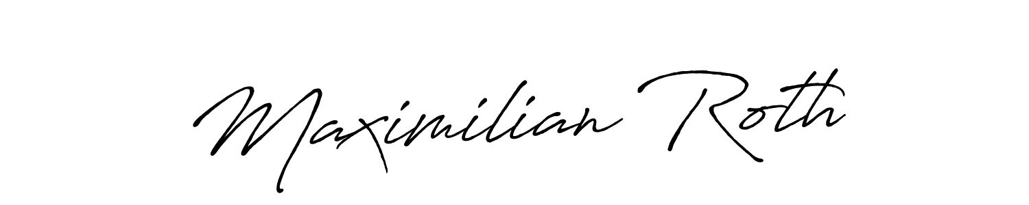 You should practise on your own different ways (Antro_Vectra_Bolder) to write your name (Maximilian Roth) in signature. don't let someone else do it for you. Maximilian Roth signature style 7 images and pictures png