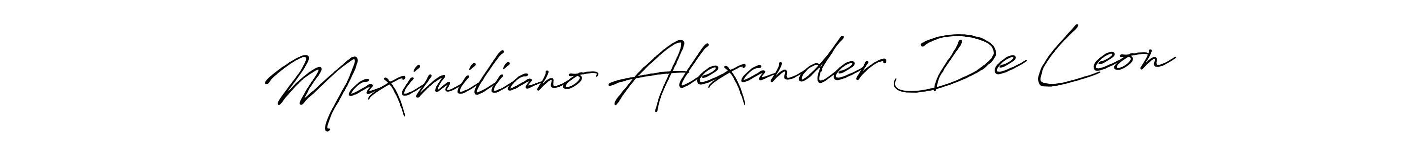 Also You can easily find your signature by using the search form. We will create Maximiliano Alexander De Leon name handwritten signature images for you free of cost using Antro_Vectra_Bolder sign style. Maximiliano Alexander De Leon signature style 7 images and pictures png