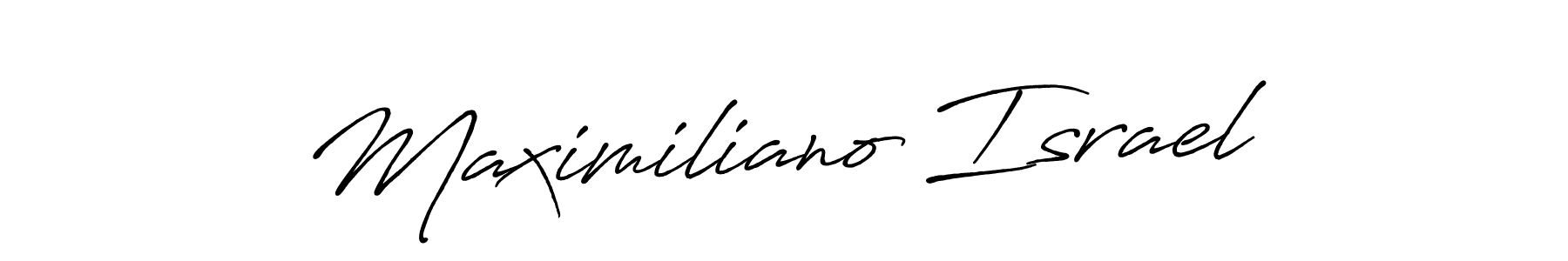 Similarly Antro_Vectra_Bolder is the best handwritten signature design. Signature creator online .You can use it as an online autograph creator for name Maximiliano Israel. Maximiliano Israel signature style 7 images and pictures png