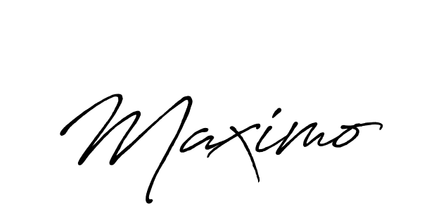 It looks lik you need a new signature style for name Maximo. Design unique handwritten (Antro_Vectra_Bolder) signature with our free signature maker in just a few clicks. Maximo signature style 7 images and pictures png