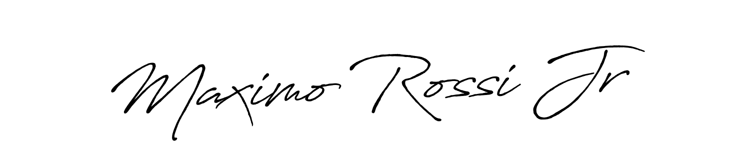 How to Draw Maximo Rossi Jr signature style? Antro_Vectra_Bolder is a latest design signature styles for name Maximo Rossi Jr. Maximo Rossi Jr signature style 7 images and pictures png