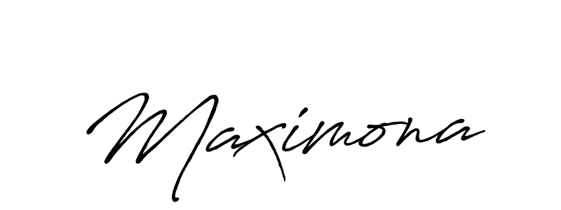 Similarly Antro_Vectra_Bolder is the best handwritten signature design. Signature creator online .You can use it as an online autograph creator for name Maximona. Maximona signature style 7 images and pictures png