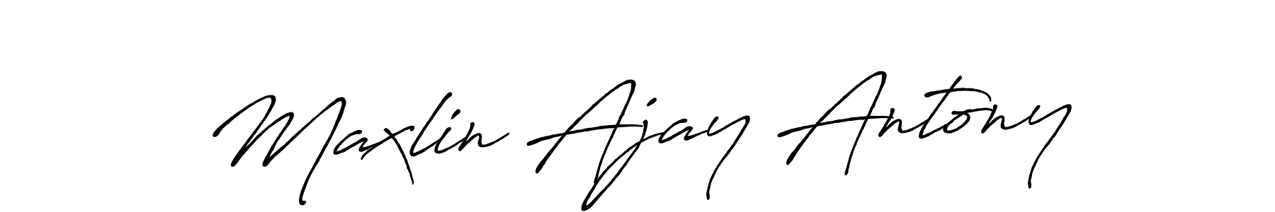 Similarly Antro_Vectra_Bolder is the best handwritten signature design. Signature creator online .You can use it as an online autograph creator for name Maxlin Ajay Antony. Maxlin Ajay Antony signature style 7 images and pictures png