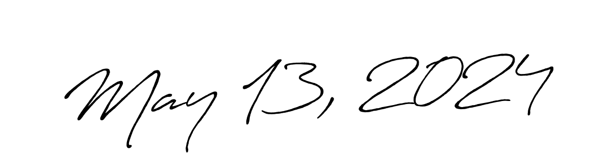 Also You can easily find your signature by using the search form. We will create May 13, 2024 name handwritten signature images for you free of cost using Antro_Vectra_Bolder sign style. May 13, 2024 signature style 7 images and pictures png