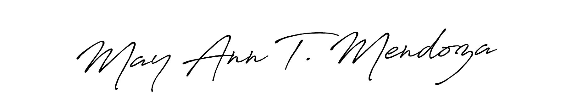 You can use this online signature creator to create a handwritten signature for the name May Ann T. Mendoza. This is the best online autograph maker. May Ann T. Mendoza signature style 7 images and pictures png
