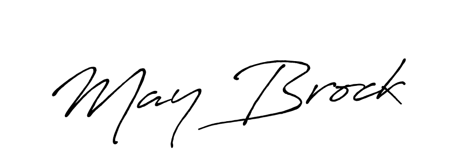 Make a beautiful signature design for name May Brock. Use this online signature maker to create a handwritten signature for free. May Brock signature style 7 images and pictures png