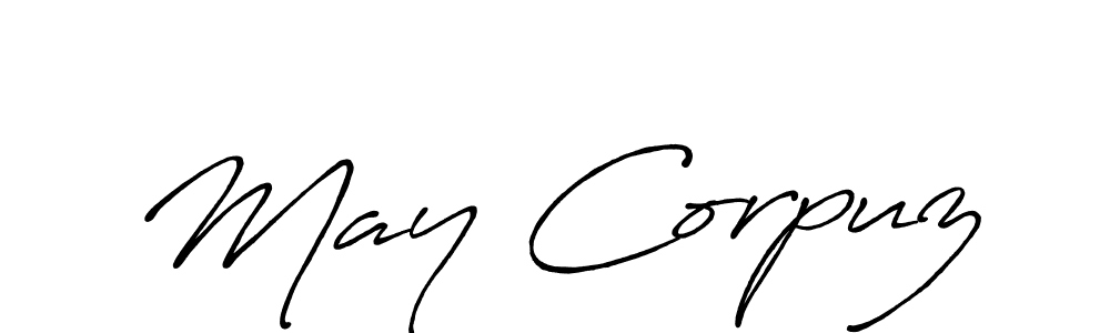 Make a short May Corpuz signature style. Manage your documents anywhere anytime using Antro_Vectra_Bolder. Create and add eSignatures, submit forms, share and send files easily. May Corpuz signature style 7 images and pictures png