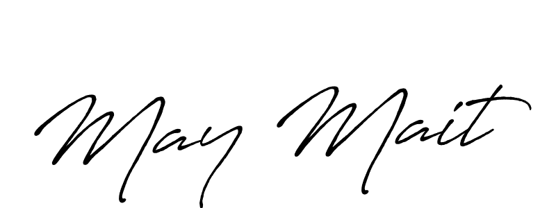 It looks lik you need a new signature style for name May Mait. Design unique handwritten (Antro_Vectra_Bolder) signature with our free signature maker in just a few clicks. May Mait signature style 7 images and pictures png