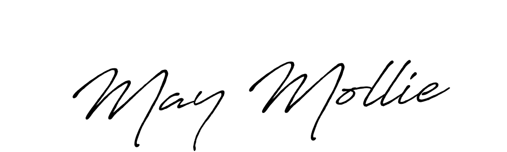 It looks lik you need a new signature style for name May Mollie. Design unique handwritten (Antro_Vectra_Bolder) signature with our free signature maker in just a few clicks. May Mollie signature style 7 images and pictures png