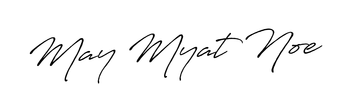 It looks lik you need a new signature style for name May Myat Noe. Design unique handwritten (Antro_Vectra_Bolder) signature with our free signature maker in just a few clicks. May Myat Noe signature style 7 images and pictures png
