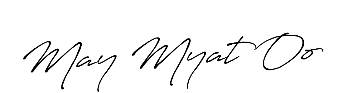 Also we have May Myat Oo name is the best signature style. Create professional handwritten signature collection using Antro_Vectra_Bolder autograph style. May Myat Oo signature style 7 images and pictures png