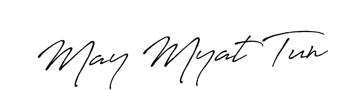 Antro_Vectra_Bolder is a professional signature style that is perfect for those who want to add a touch of class to their signature. It is also a great choice for those who want to make their signature more unique. Get May Myat Tun name to fancy signature for free. May Myat Tun signature style 7 images and pictures png