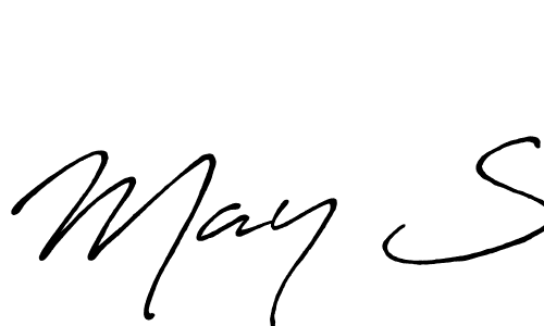 This is the best signature style for the May S name. Also you like these signature font (Antro_Vectra_Bolder). Mix name signature. May S signature style 7 images and pictures png