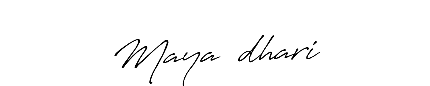 Once you've used our free online signature maker to create your best signature Antro_Vectra_Bolder style, it's time to enjoy all of the benefits that Mayaचौdhari name signing documents. Mayaचौdhari signature style 7 images and pictures png