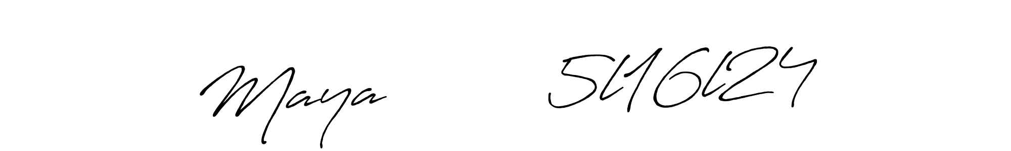 How to make Maya         5l16l24 name signature. Use Antro_Vectra_Bolder style for creating short signs online. This is the latest handwritten sign. Maya         5l16l24 signature style 7 images and pictures png