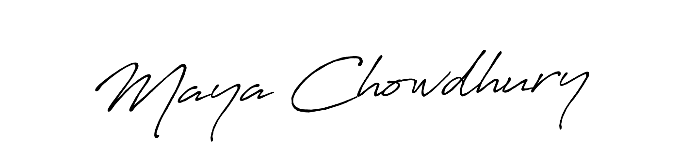 Also You can easily find your signature by using the search form. We will create Maya Chowdhury name handwritten signature images for you free of cost using Antro_Vectra_Bolder sign style. Maya Chowdhury signature style 7 images and pictures png